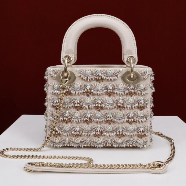 DIOR Mini Lady Pavé diamond embroidery