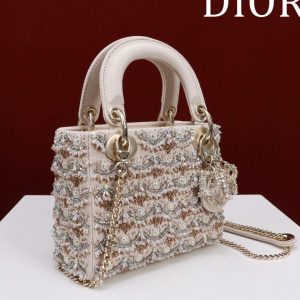 DIOR Mini Lady Pavé diamond embroidery