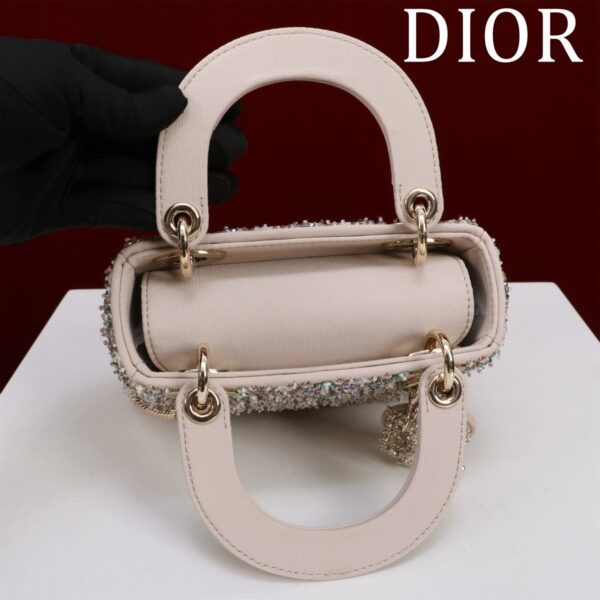 DIOR Mini Lady Pavé diamond embroidery