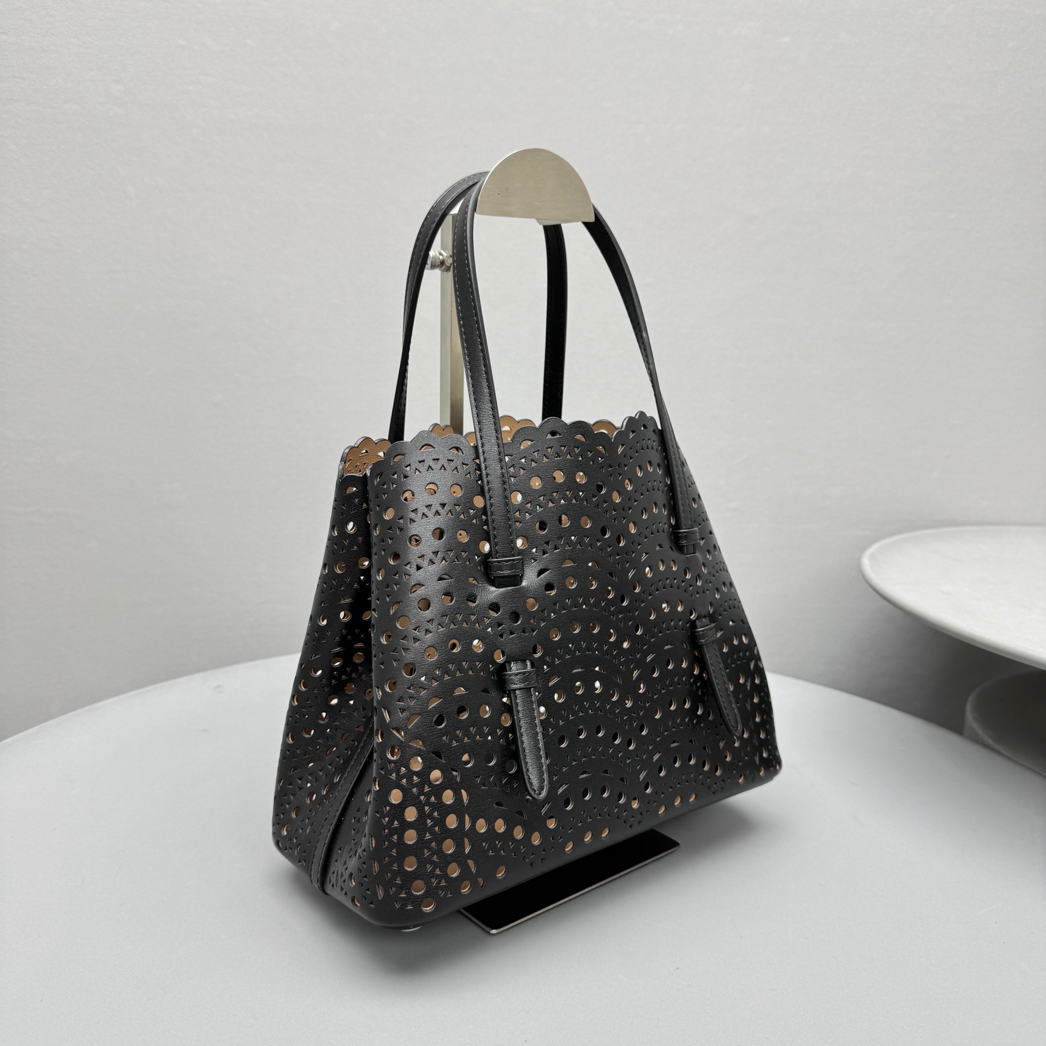 IMG_7457 ALAIA MINA 25 VIENNE WAVE GLOSSY CALF - 图片 3