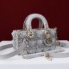 DIOR Small Lady D-joy Beaded lace embroidery