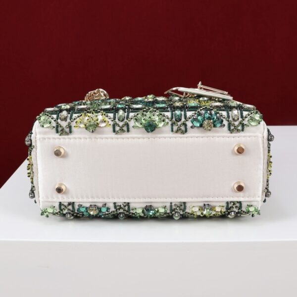 dior lady dior tas flower cannages calfskin