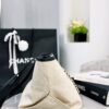 CHANEL Small Shopping Bag Ecru & Black