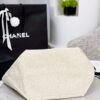 CHANEL Small Shopping Bag Ecru & Black