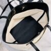 CHANEL Small Shopping Bag Ecru & Black