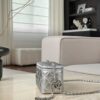CHANEL Vanity MINI Flap Bag Silver