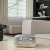 CHANEL Vanity MINI Flap Bag Silver