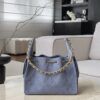 CHANEL 25 Hobo Bag Suede-Blue