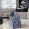 CHANEL 25 Hobo Bag Suede-Blue