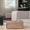 CHANEL 26C 25Bag Caviar leather In Metallic Rose Pink