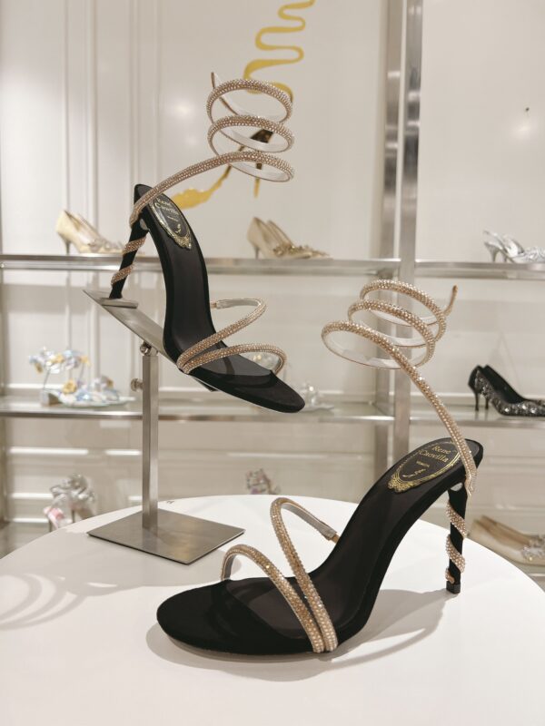 RENE  CAOVILLA Margot  jewelled snake sandals