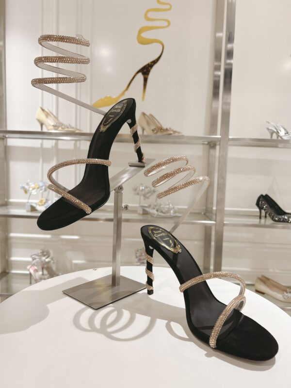 RENE  CAOVILLA Margot  jewelled snake sandals