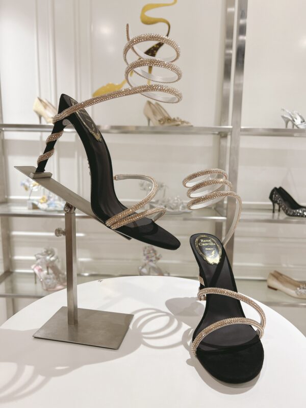 RENE  CAOVILLA Margot  jewelled snake sandals