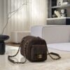 CHANEL 25K Metallic Quilted Bowling Bag in Calfskin,