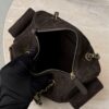 CHANEL 25K Metallic Quilted Bowling Bag in Calfskin,
