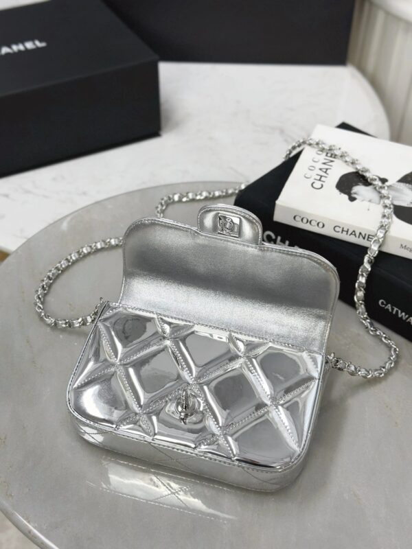 CHANEL Clutch with Chain Mirror Calfskin