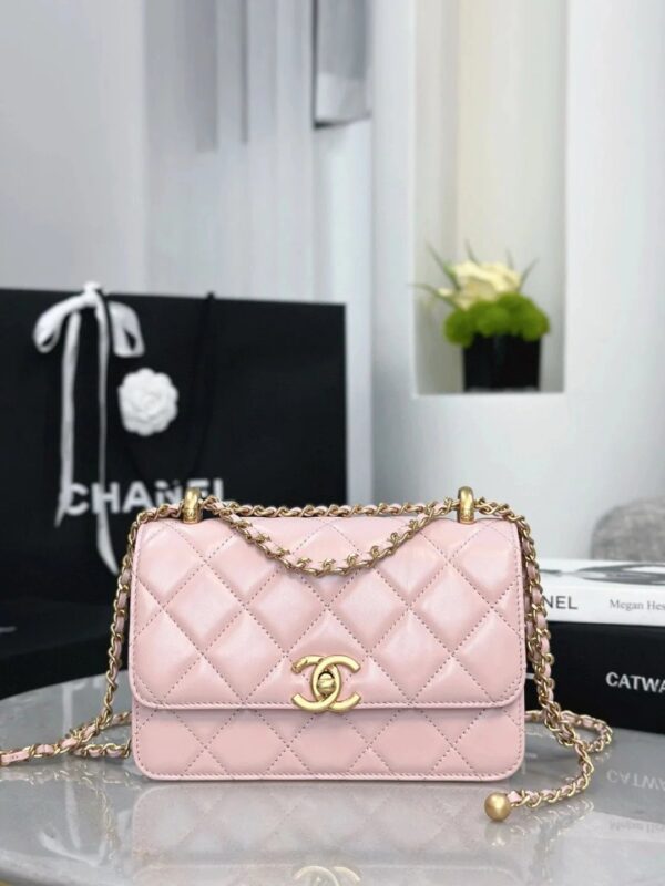 CHANEL Classic WOC with Double Gold Ball Charm