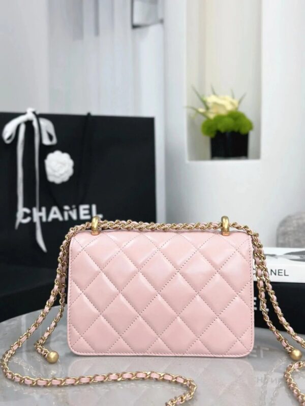 CHANEL Classic WOC with Double Gold Ball Charm