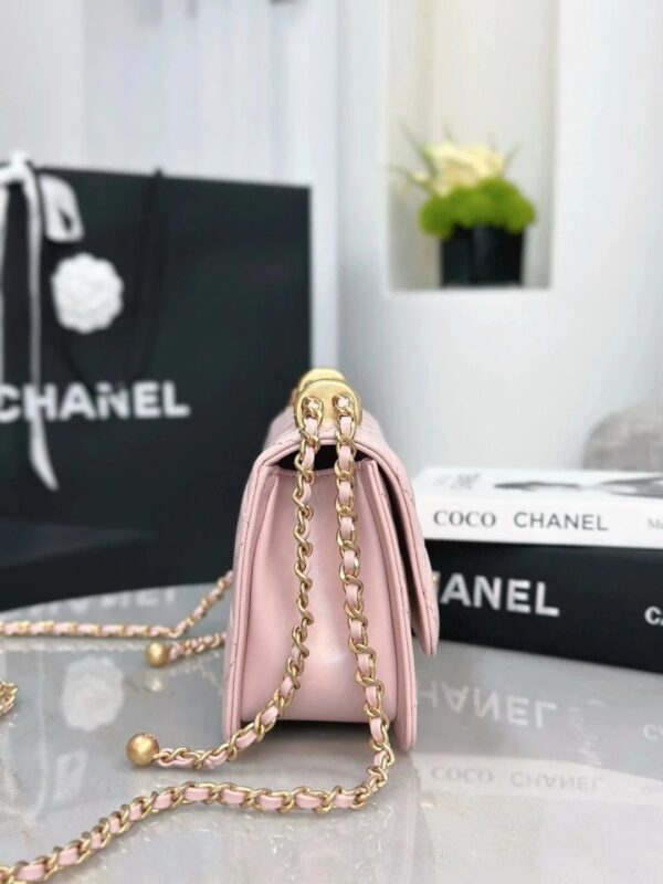 CHANEL Classic WOC with Double Gold Ball Charm
