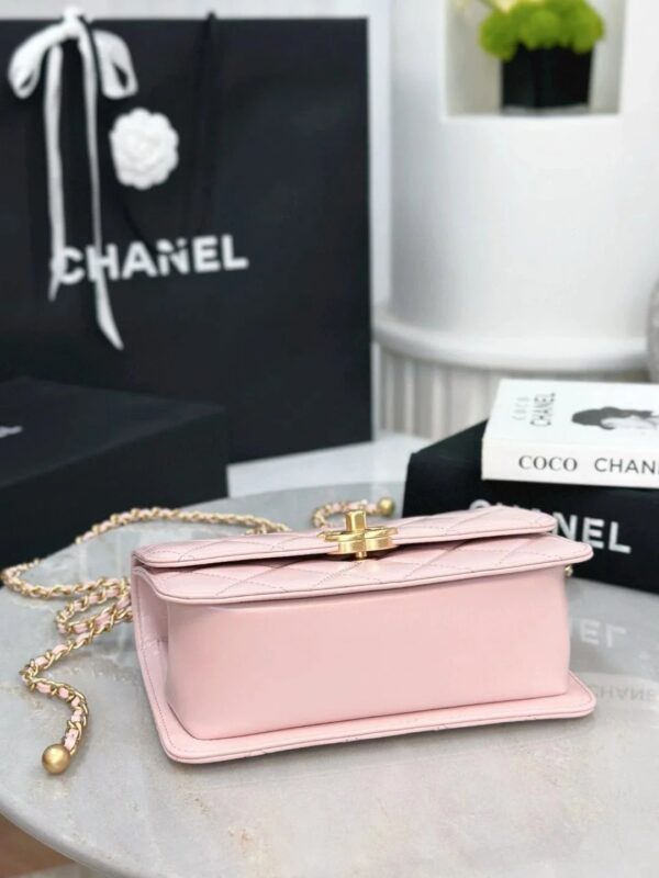 CHANEL Classic WOC with Double Gold Ball Charm
