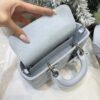 Mini Lady D-Joy Bag Ice Blue Cannage Lambskin