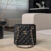 CHANEL Grained Embossed Calfskin Leather Hobo Bag