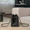 CHANEL Grained Embossed Calfskin Leather Hobo Bag