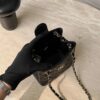 chanel grained embossed calfskin leather hobo bag