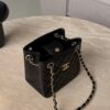 CHANEL Grained Embossed Calfskin Leather Hobo Bag