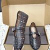 ALAÏA Vienne Lambskin Ballerina Flats