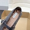 ALAÏA Vienne Lambskin Ballerina Flats