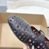 ALAÏA Vienne Lambskin Ballerina Flats