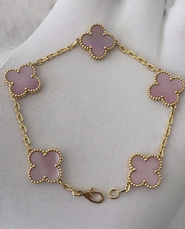 Screenshot VCA Vintage Alhambra pendant-Pink mother-of-pearl