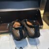 ALAIA BALLET FLATS IN FISHNET
