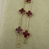 VCA Vintage Alhambra pendant- Red Carnelian