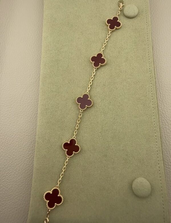 VCA Vintage Alhambra pendant- Red Carnelian