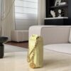 CHANEL Shiny Calfskin Quilted Mini 22 In Chick Yellow