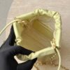 CHANEL Shiny Calfskin Quilted Mini 22 In Chick Yellow