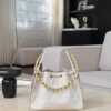 CHANEL 25P Hobo Bag Caviar leather In White