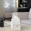 CHANEL 25P Hobo Bag Caviar leather In White