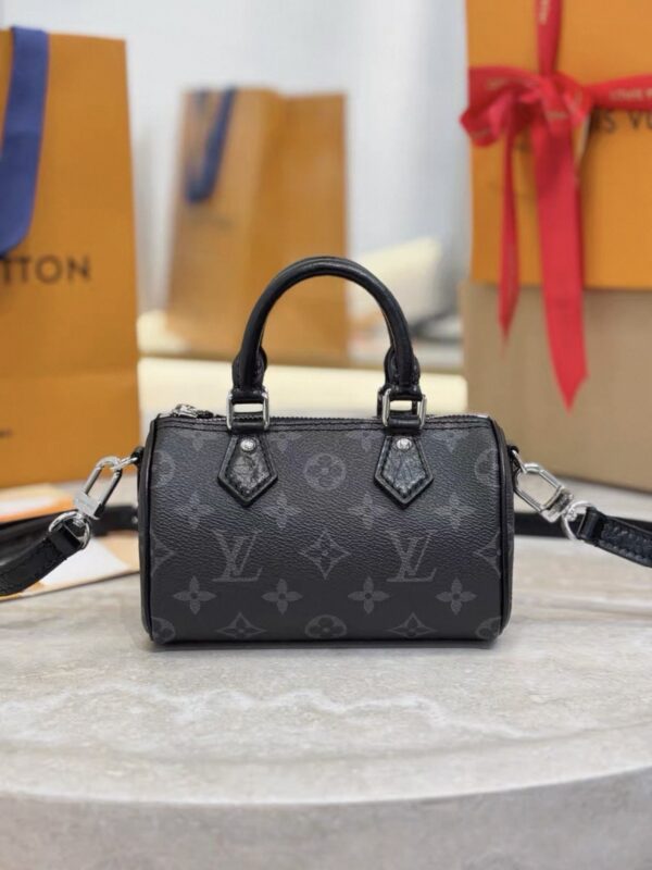 LV Nano Speedy In All Black M26573