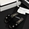 CHANEL Mules Suede Kidskin
