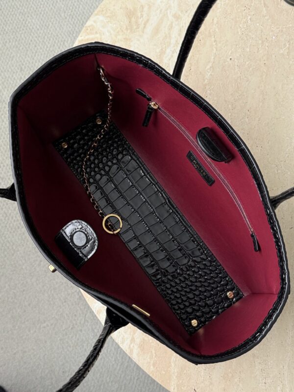 CHANEL Small Tote bag Crocodile embossed calfskin
