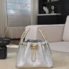 CHANEL 25A Hobo Bag Caviar leather In Silver