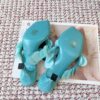 jimmy choo freja 70 aqua green suede paillette sandals