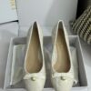 DIOR Ballet Flat Latte Quilted Cannage Calfskin