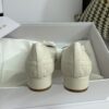 DIOR Ballet Flat Latte Quilted Cannage Calfskin