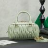 MIUMIU Arcadie matelassé nappa leather bag Mint Green