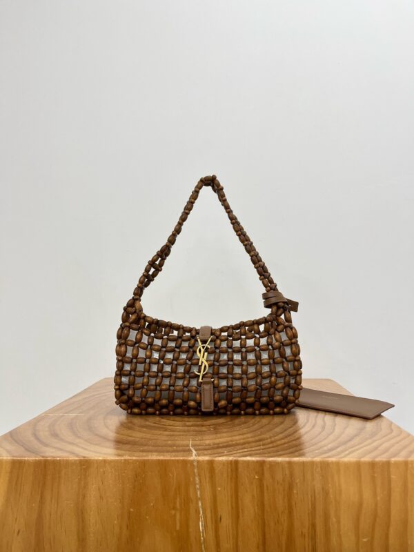 YSL LE 5 À 7 in wood beads