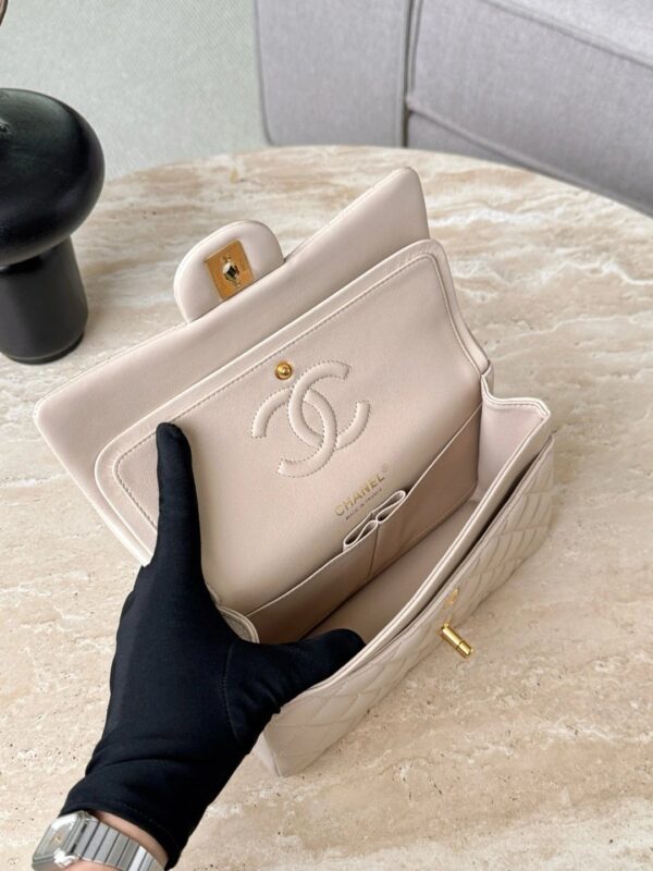 CHANEL Classic Flag Bag Lambskin Leather